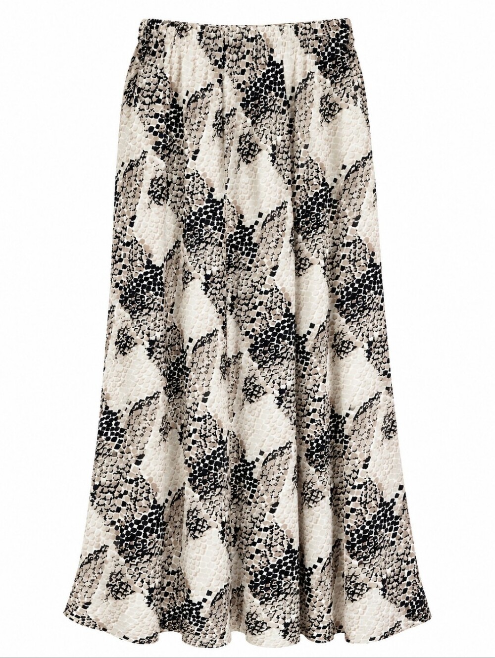 Christopher & Banks Skirt L NWT Snakeskin Maxi Long Elastic Waist Casual Work